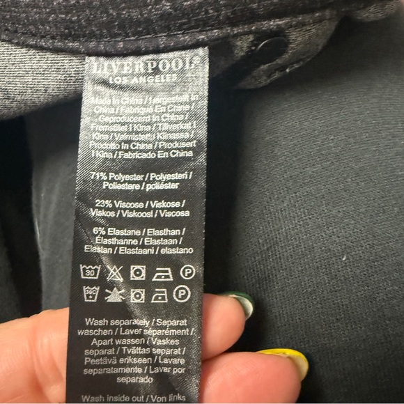 Liverpool trousers pants knit slim black size 6 - Picture 9 of 16